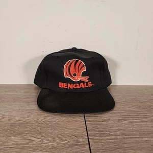 Vintage 80s Starter NFL Cincinnati Bengals Script Snapback Hat Cap The Eastport - Picture 1 of 6