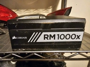 Corsair RM1000x 1000W ATX Netzteil - Schwarz Gebraucht Gut Getestet - Bild 1 von 4