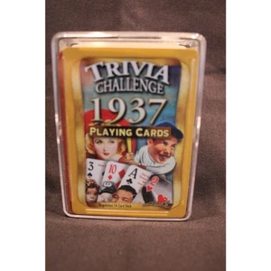 1937 Trivia Challenge ¡Mazo de cartas Trivia más cartas todo en uno! - Imagen 1 de 1