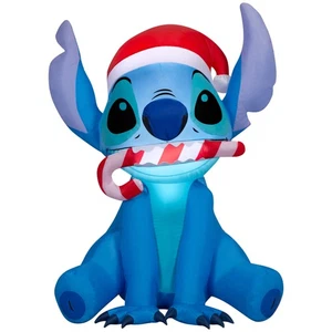 Gemmy Navidad Punto Inflable en Sombrero de Santa, 3 pies de Alto, Multi - Imagen 1 de 2