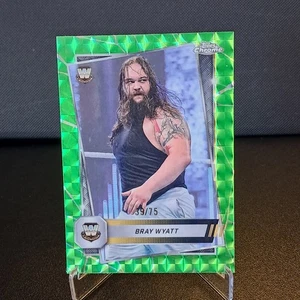 Bray Wyatt Green Geometric Refractor/75 WWE Topps Chrome 2025 - Bild 1 von 2