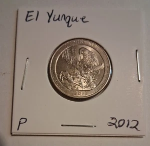 Philadelphia Mint 2012 El Yunque Puerto Rico cuarto ATB serie - Imagen 1 de 2