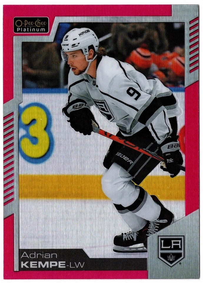 2020-21 Upper Deck O-Pee-Chee Platinum Matte Pink ADRIAN KEMPE #58 Kings UD OPC - Image 1 of 1
