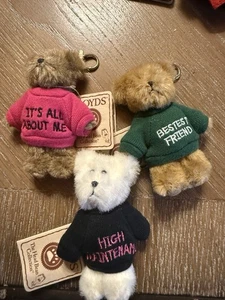 Boyds Bears Mini Plush All About Me-bff-high Maintenance 3.5in (Lot 3) W/Tags - Picture 1 of 2