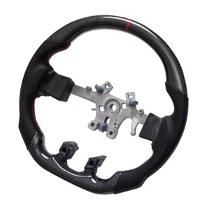 for Dodge RAM 1500 Sport Steering Wheel - Genuine Carbon Fiber & Leather Wrap - Picture 1 of 14