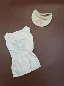 Vintage Mod Barbie 1962 Fashion Pak Playsuit weiß Strampler U-Ausschnitt 60’s - Bild 1 von 5