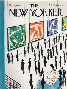 march 6 1965 1965   new yorker magazine  cover by Mieossi-----422 - Picture 1 of 1