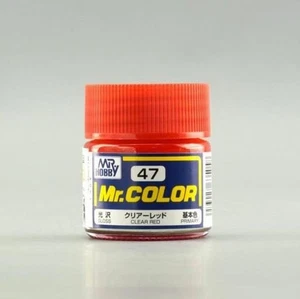 GUNZE C-047 MR. COLOR (10 ML) CLEAR RED - Picture 1 of 1