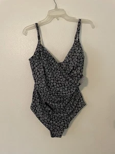 Aqua Green Damen Badeanzug Einteiler Schlankmacher Größe XL - Bild 1 von 5