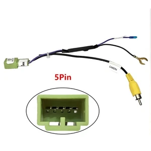 5Pin Camera RCA Adapter Cable For Isuzu D-MAX/Suzuki Vitara/Mitsubishi Pajero - Picture 1 of 5