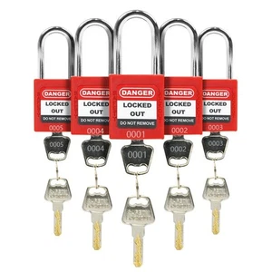 Lockout Tagout Lock Set 5 Pack Padlocks OSHA Compliant Safety Loto Locks for ... - Picture 1 of 7