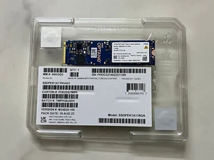 Intel Optane P1600X Series 118GB M.2 PCIe NNMe SSD SSDPEK1A118GA01 New Sealed - Picture 1 of 6