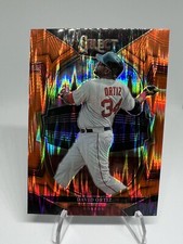 2023 Panini Select Baseball David Ortiz Concourse Orange Flash Prizm #86