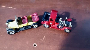 LOT OF 2 LESNEY MODELS OF YESTERYEAR CARS Y13 DAIMLER / NO.11 PACKARD - Picture 1 of 3