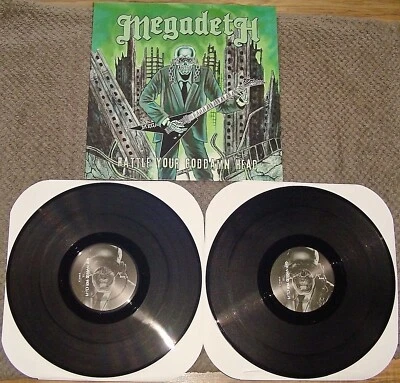 Megadeth "Rattle Your Goddamn Head" Vinyl Record 1985 Metallica Slayer - Image 1 of 4