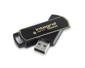 128GB Integral Secure 360 Encrypted USB3.0 Flash Drive (256-bit AES Encryption) - Picture 1 of 2