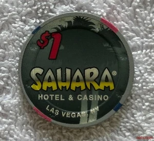 Sahara 2004 $1 chip de mesa obsoleto Las Vegas Nevada* - Imagen 1 de 3