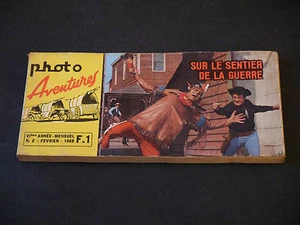 ROMAN PHOTO MINI POCHE RÉCITS WESTERN AVENTURES N°2 SENTIER DE LA GUERRE 1968 - Imagen 1 de 1