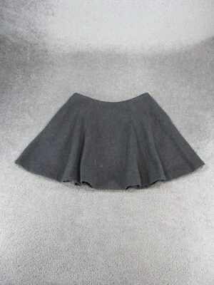 Minifalda Theory para mujer 8 Merlock gris mezcla de lana acampanada * Foto 1 de 4