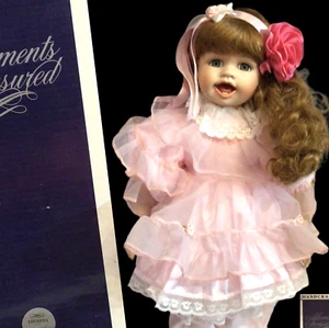 WILLIAM TUNG DOLL TUSS HAND CRAFTED MOMENTS TREASURED 19" PORCELAIN THERESA - Picture 1 of 24