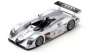 Model Car Scale 1:18 spark Audi R8 24H le Mans 2000 Racing vehicles - Picture 1 of 1