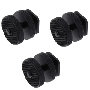 3 PCS Stativzubehör Stativschraubadapter Cold-Shoe-Flash-Adapter - Zdjęcie 1 z 12