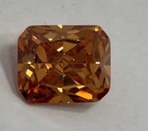Natural 10.35 Ct Yellow Zircon Emerald Cut Loose Gemstone O-2228 - Picture 1 of 4