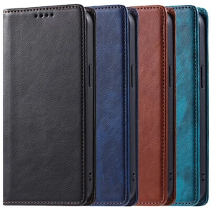 For Samsung Galaxy S23 S24 Ultra/S22/S23FE/Note20 Magnetic Leather Wallet Case - Picture 1 of 47