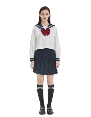 Uniform Japaneses Kansai-Style Sailor Uniform School Uniform Set ,S uk4 - Image 1 of 4