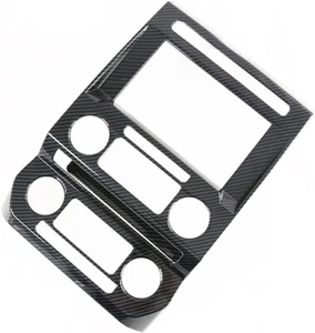Carbon Fiber Print Console GPS Navigation Button Panel Cover Fits 15-20 F150 - Picture 1 of 5