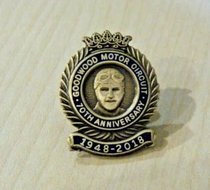 PIN BADGE GOODWOOD MOTOR CIRCUIT 70 YEAR LIMITED EDITION AC COBRA FORD GT40 - Picture 1 of 3