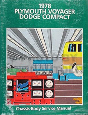 1978 Dodge Van Repair Shop Manual Sportsman Tradesman Plymouth Voyager Motorhome - Image 1 of 2