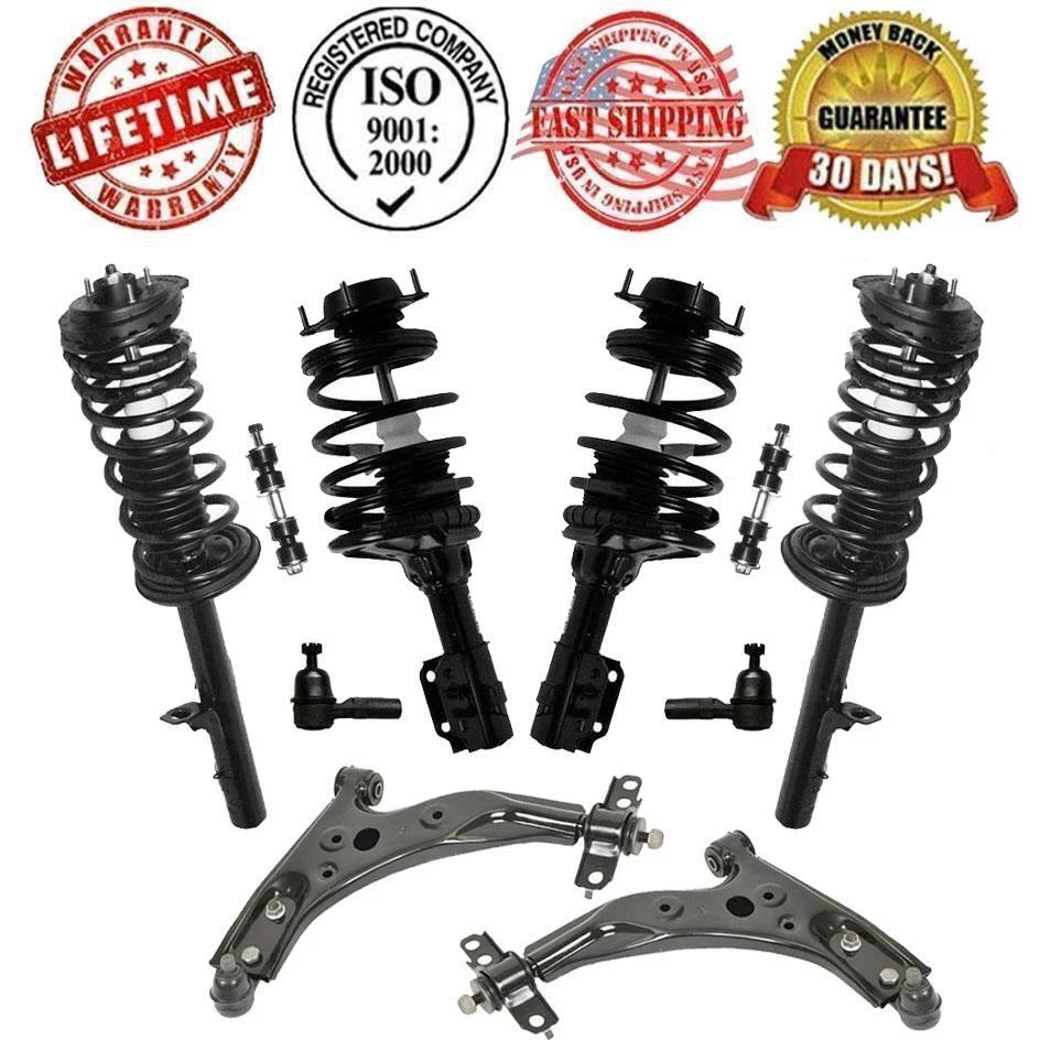 Control Arm Suspension Chassi Kit + Complete Struts For Escort Tracer 1991-1996 - Image 1 of 4