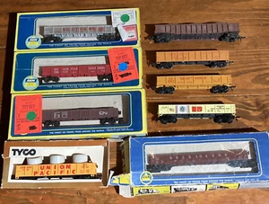 Konvolut 9 Spur HO Gondelzugwagen aus Nachlass AHM TYCO mehr Rollmaterial - Bild 1 von 12
