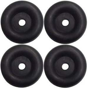 Paquete de 4 parachoques de puerta de rampa de remolque de 2,5" compatibles con escotilla de carga redonda R para camión - Imagen 1 de 4