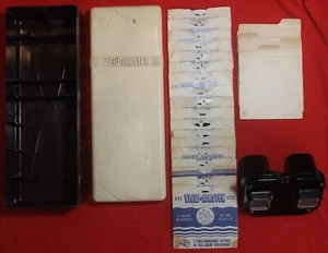 Vintage Sawyer Viewmaster With Bakelite Case 18 Reels National Parks Attractions - Picture 1 of 23