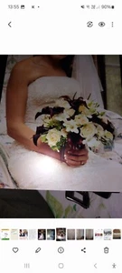 size 8 10 lace wedding dress - Picture 1 of 4