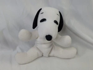 Peanuts Snoopy Dog Plush Beagle 7 Inch Beans Stuffed Animal Toy - Picture 1 of 7