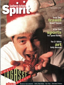 SOUTHWEST AIRLINES SPIRIT Magazine December 1997 Emeril Lagasse Palo Duro Texas - Picture 1 of 2