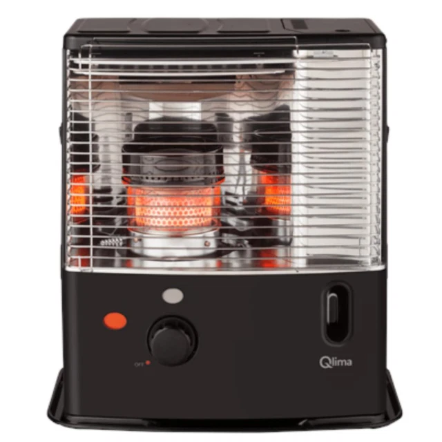 Qlima R3224x Stufa a Combustibile Liquido con Stoppino - Nera