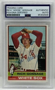 PSA DNA Rich Goose Gossage ✍️ Signed 1976 Topps #216 Certified Authentic Auto - Picture 1 of 2