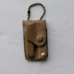 Vintage 2 Piece Bassett 77 USA Manicure Set Knife Keychain - Picture 1 of 15