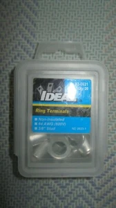 NEW IN BOX IDEAL NON-INSULATED #4 AWG 3/8" STUD RING TERMINAL 83-0631 PACK OF 20 - Picture 1 of 3