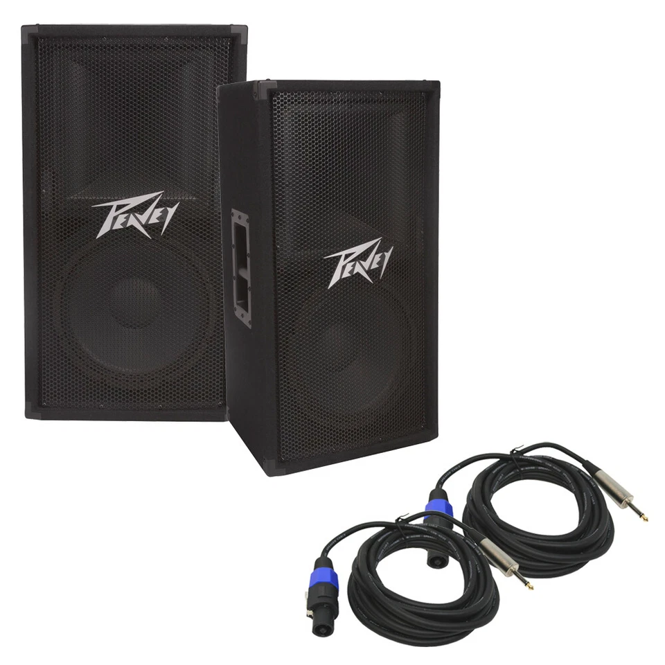 Peavey PV 112 2-way Speaker System Rx14 Diaphragm Compression Driver Arriba Bag