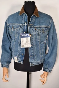 Chaqueta acolchada vaquera vintage Levi's 70612 naranja pestaña tipo II talla S - Imagen 1 de 15