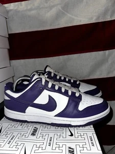 Size 8.5 - Nike Dunk Low Retro Court Purple 2022 - Picture 1 of 6