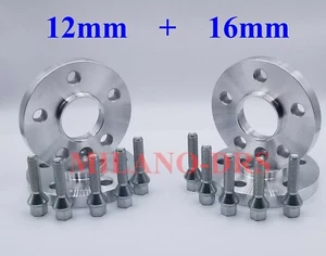 KIT 4 DISTANZIALI RUOTA 12+16mm VOLVO XC60 - XC70 II + BULLONI - Imagen 1 de 1