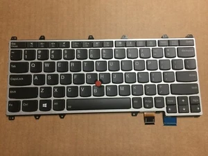 Original Lenovo Thinkpad Yoga 370 01EN427 01AV716 SILBER Tastatur NEU - Bild 1 von 2