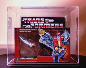 SWOOP G1 - Acrylic Display Case ONLY ~ AFA VERSION | Transformers Generation 1 - Picture 1 of 5