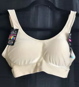 Sujetador para mujer Bali Cool Comfort Revolution sin cables mediano desnudo #DF3488 NUEVO - Imagen 1 de 8